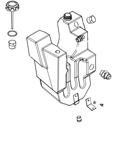 Titan 0537225A Hydraulic tank assembly