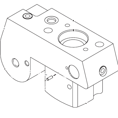 Titan 0551681 Fluid Section Housing or Pump Manifold