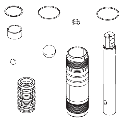 Titan 107-501 Major fluid section service kit