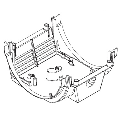 Titan 0524532 Lower housing