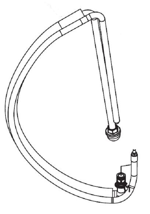 Titan 704-079A Syphon/Bypass Hose Assembly