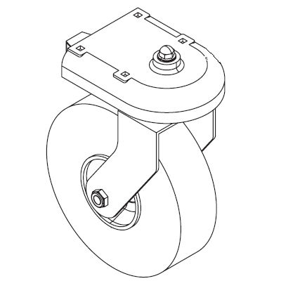 Titan 759-508A Front Wheel Assembly