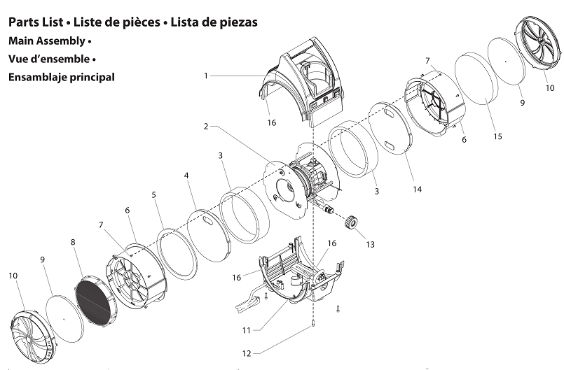 CapSpray 105 Main Assembly